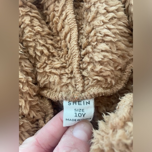 Schein cropped Sherpa hoodie - Picture 2 of 2